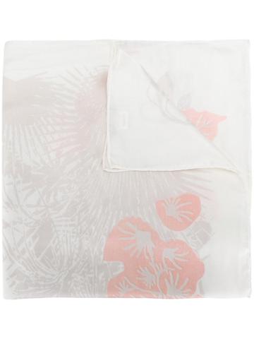 Hemisphere Big Cat Print Scarf - Nude & Neutrals