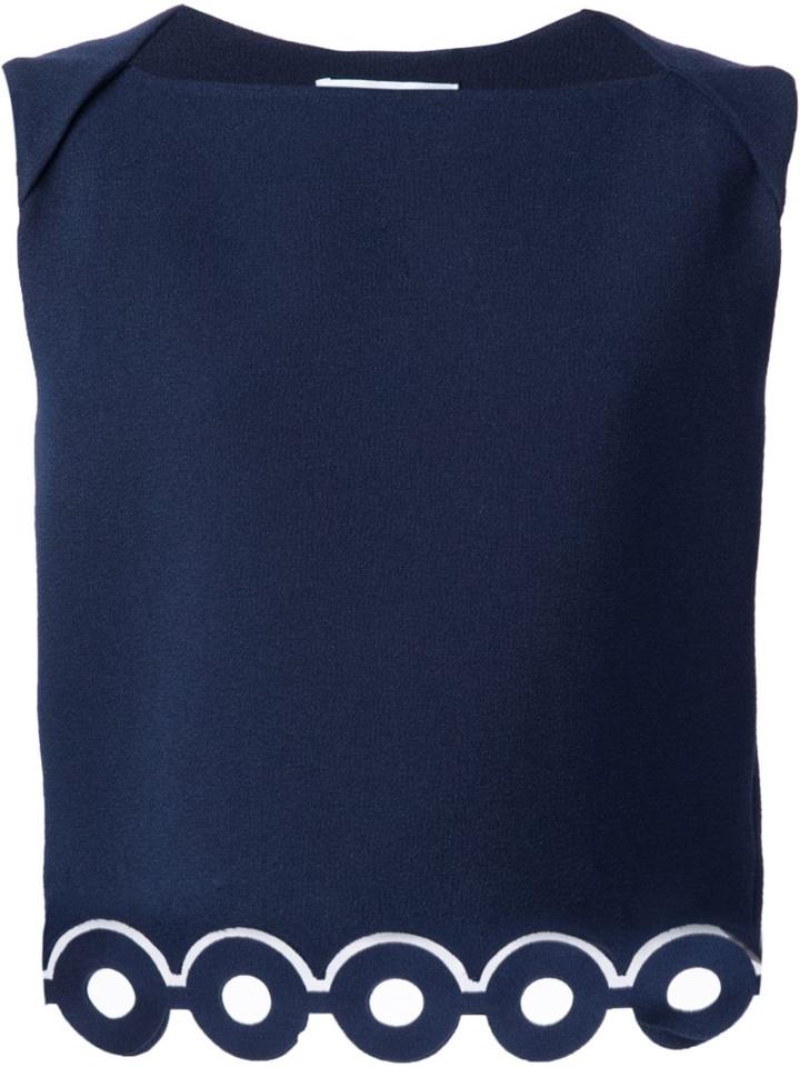 Carven Cut-out Hem Top