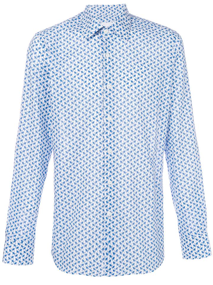 Prada Palm Tree Print Shirt - White