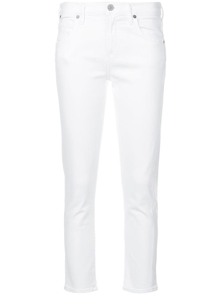 Citizens Of Humanity Cropped Skinny Jeans - White
