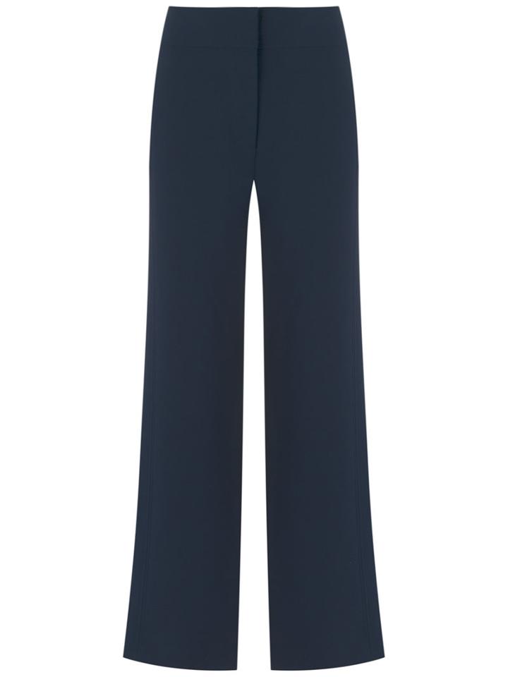 Talie Nk Wide Leg Trousers, Women's, Size: 36, Blue, Polyester/spandex/elastane/viscose