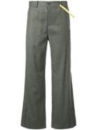 Ader Error Cropped Classic Trousers - Grey