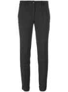 P.a.r.o.s.h. Jacquard Cropped Trousers, Women's, Size: Xl, Black, Polyamide/polyester/spandex/elastane/viscose