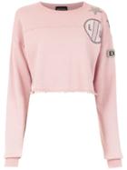 Andrea Bogosian Embroidered Cropped Skirt - Pink