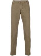 Entre Amis Classic Fitted Chino Trousers - Nude & Neutrals
