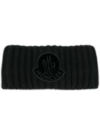 Moncler Cable Knit Head Band - Black