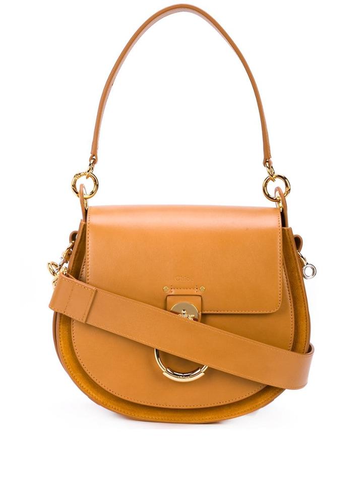 Chloé Tess Large Shoulder Bag - Brown