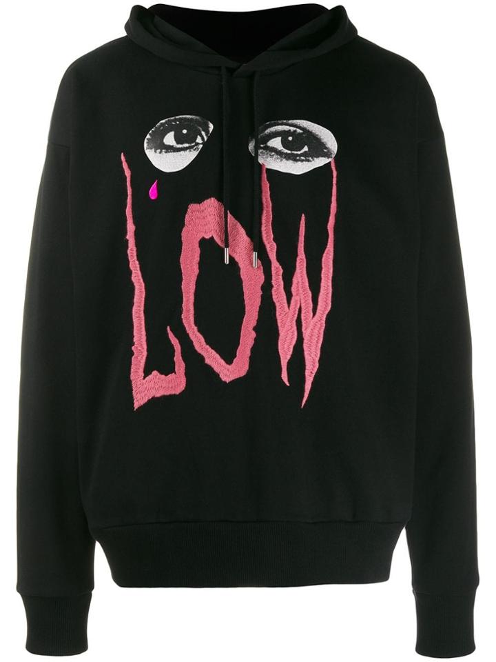 Diesel Eyes Low Graphic Hoodie - Black