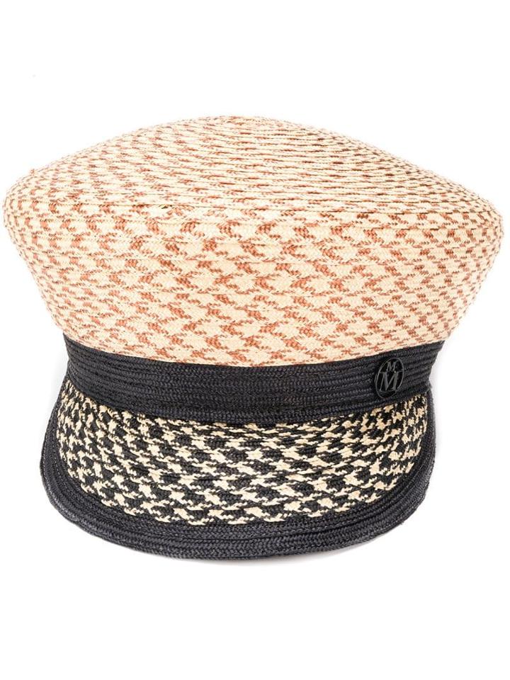 Maison Michel Abby Sailor Cap - Neutrals