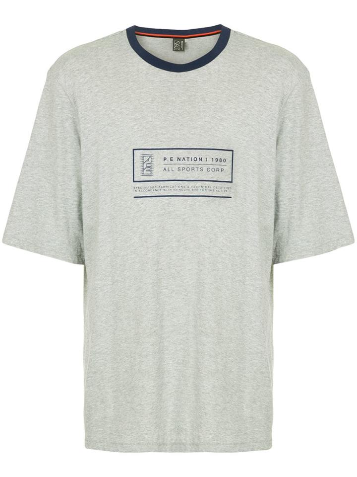 P.e Nation Tempo Run Tee - Grey