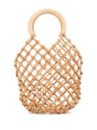 Cult Gaia Emmie Net Mini Bag - Brown