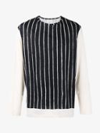 Yohji Yamamoto Striped Long Sleeve T-shirt, Men's, Size: 3, Blue, Cotton
