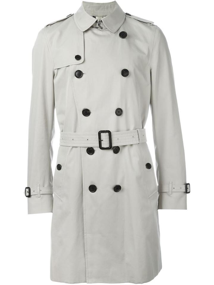 Burberry Classic Trench Coat, Men's, Size: 48, Nude/neutrals, Cotton/viscose
