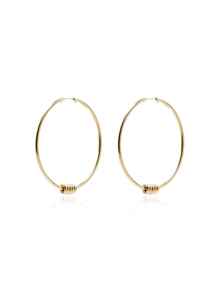 Spinelli Kilcollin 18kt Yellow Gold Leela Hoop Earrings