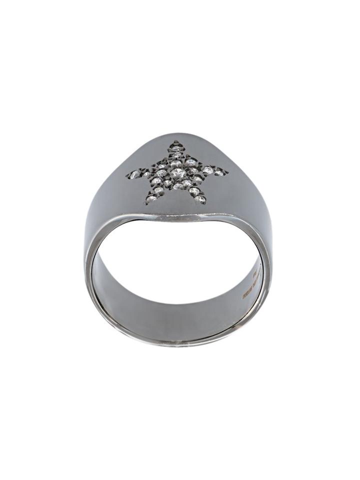 Carolina Bucci 'superstellar' Shield Ring, Women's, Size: 3, Metallic