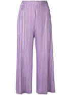 Pleats Please By Issey Miyake Mellow Pleats Culottes - Purple
