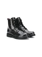 Tommy Hilfiger Junior Glitter Ankle-boots - Black