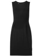 Love Moschino Pleat Detail Dress, Women's, Size: 38, Black, Viscose/polyamide/spandex/elastane
