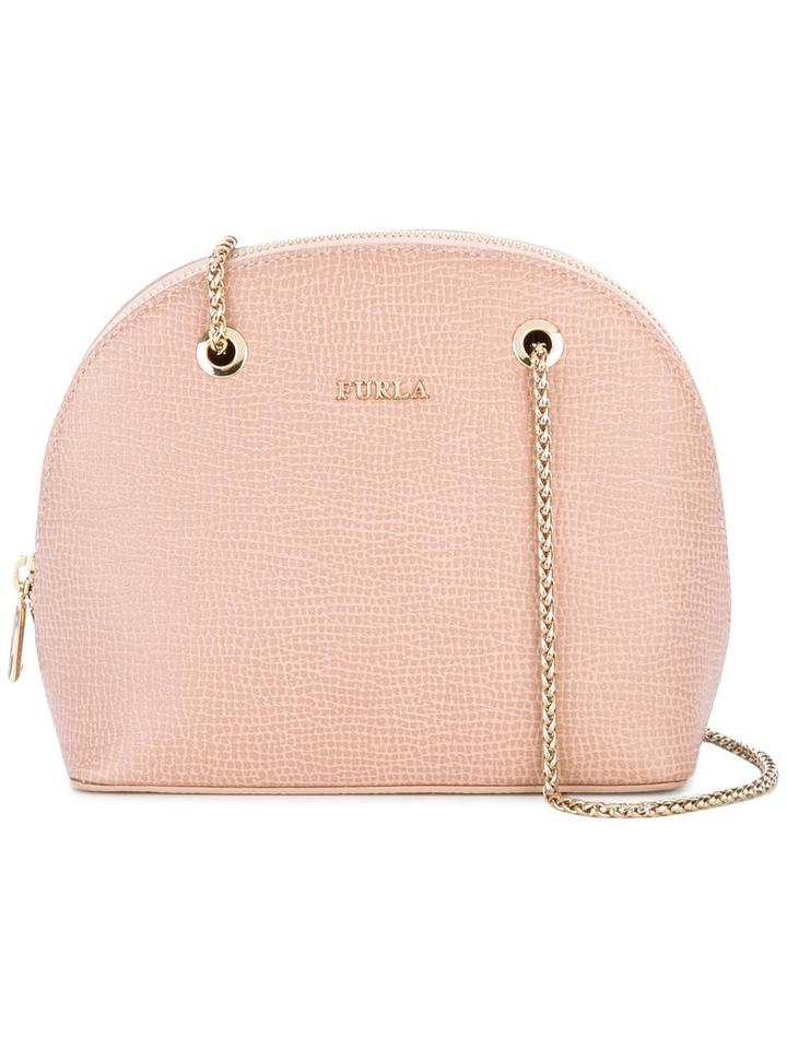Furla Asia Crossbody Pouch, Women's, Pink/purple, Leather