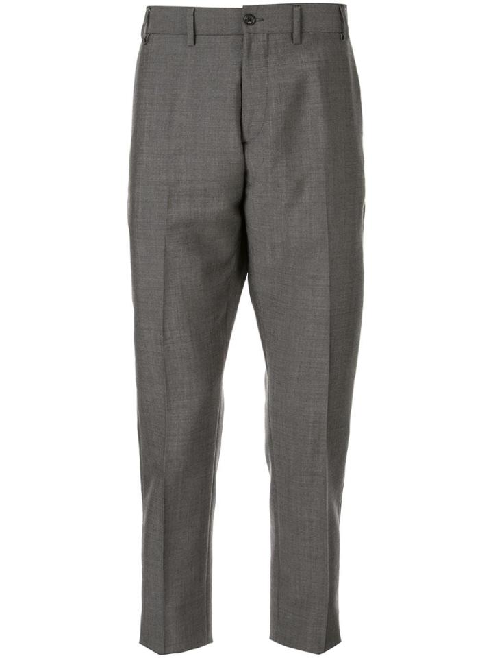 Nº21 Cropped Tapered Trousers - Grey