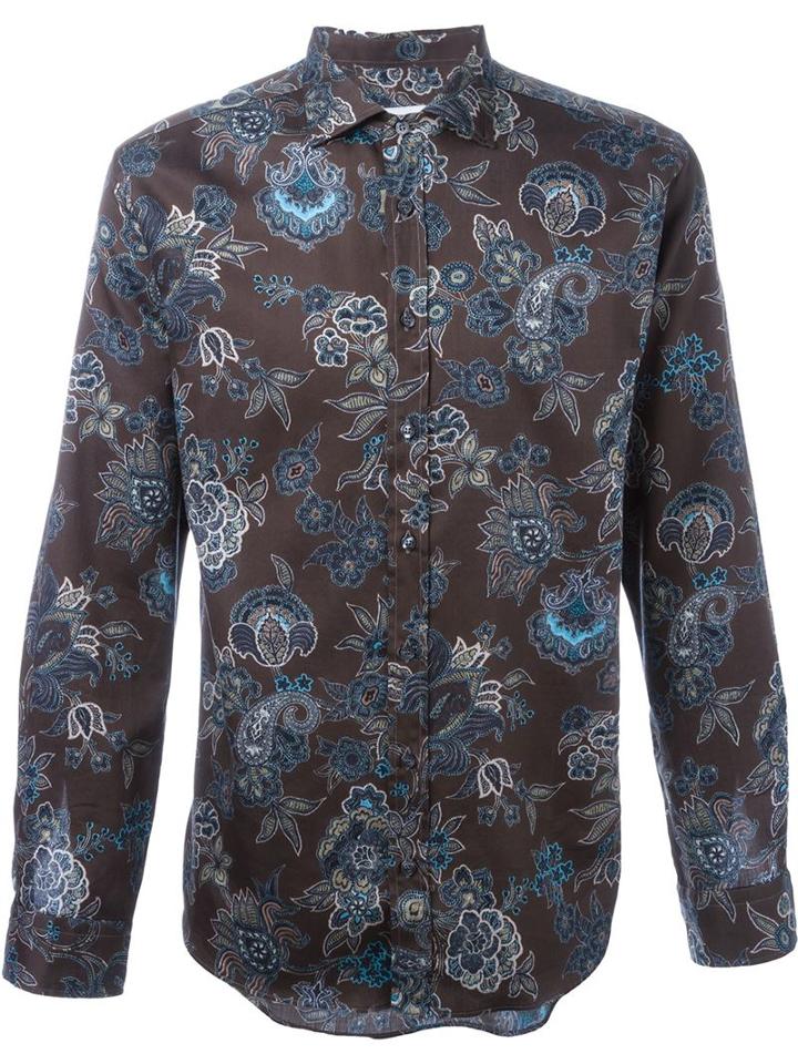 Etro Floral Motif Shirt
