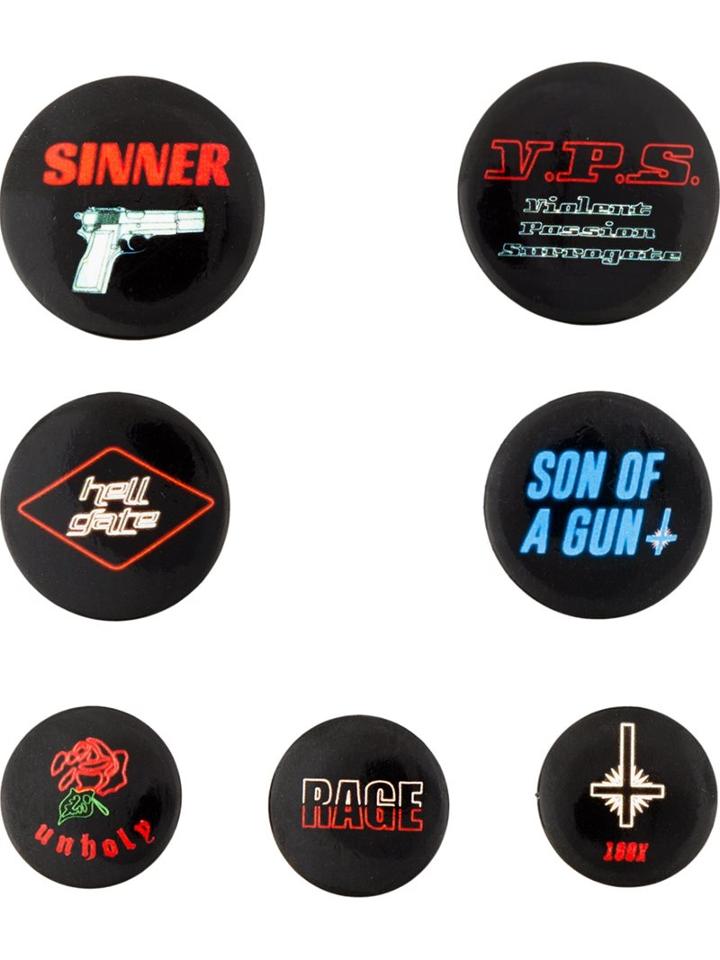 Hyein Seo Badge Set, Women's, Black