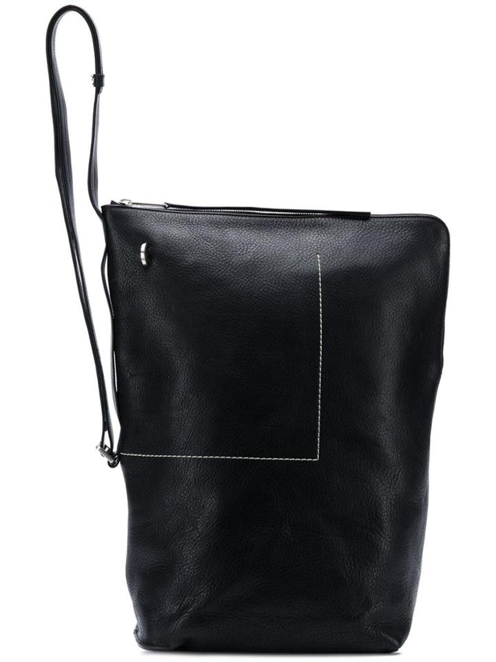 Rick Owens Zipped Shoulder Bag - Black