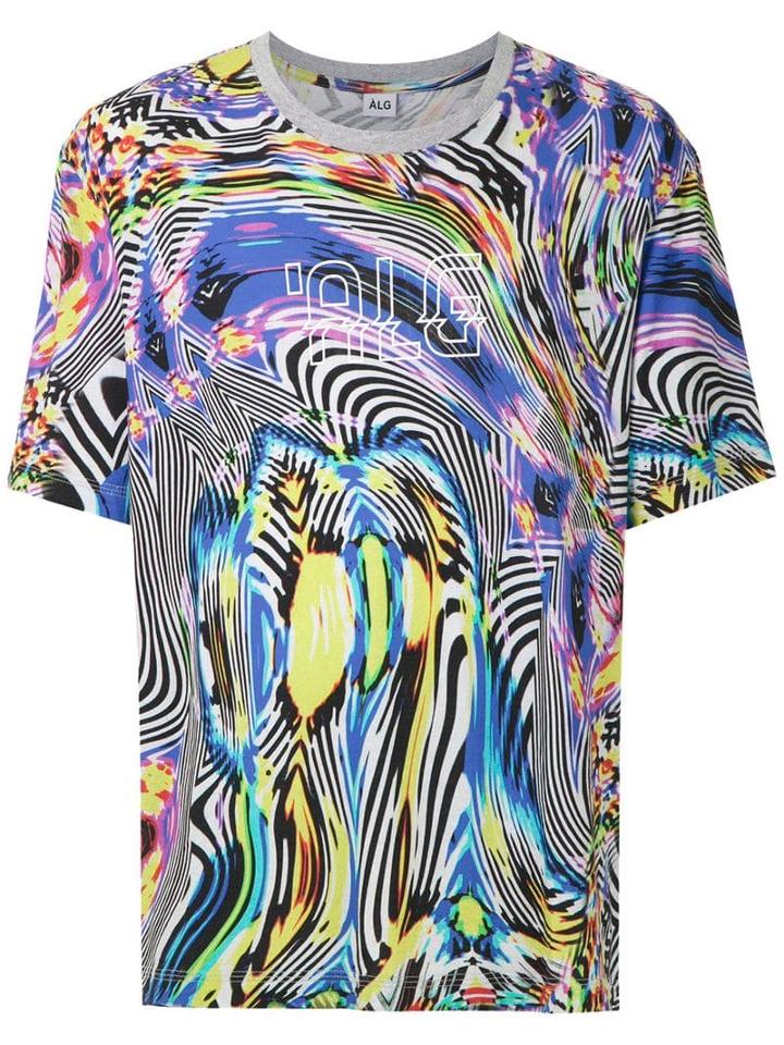 Àlg Psychadelic Print T-shirt - Multicolour