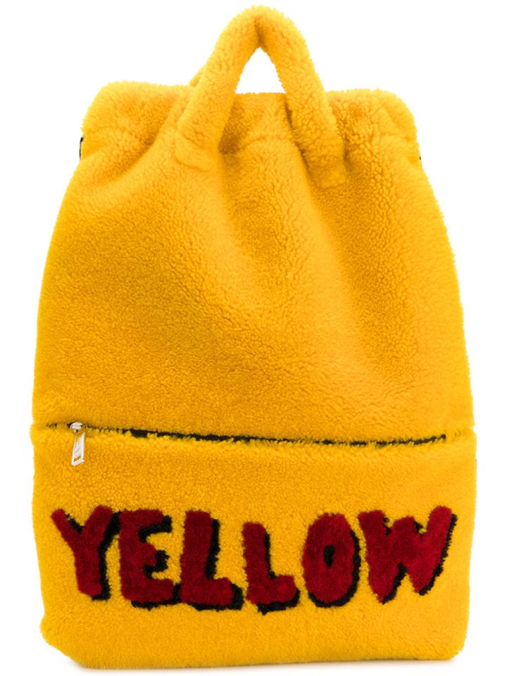 Fendi Yellow Backpack - Yellow & Orange