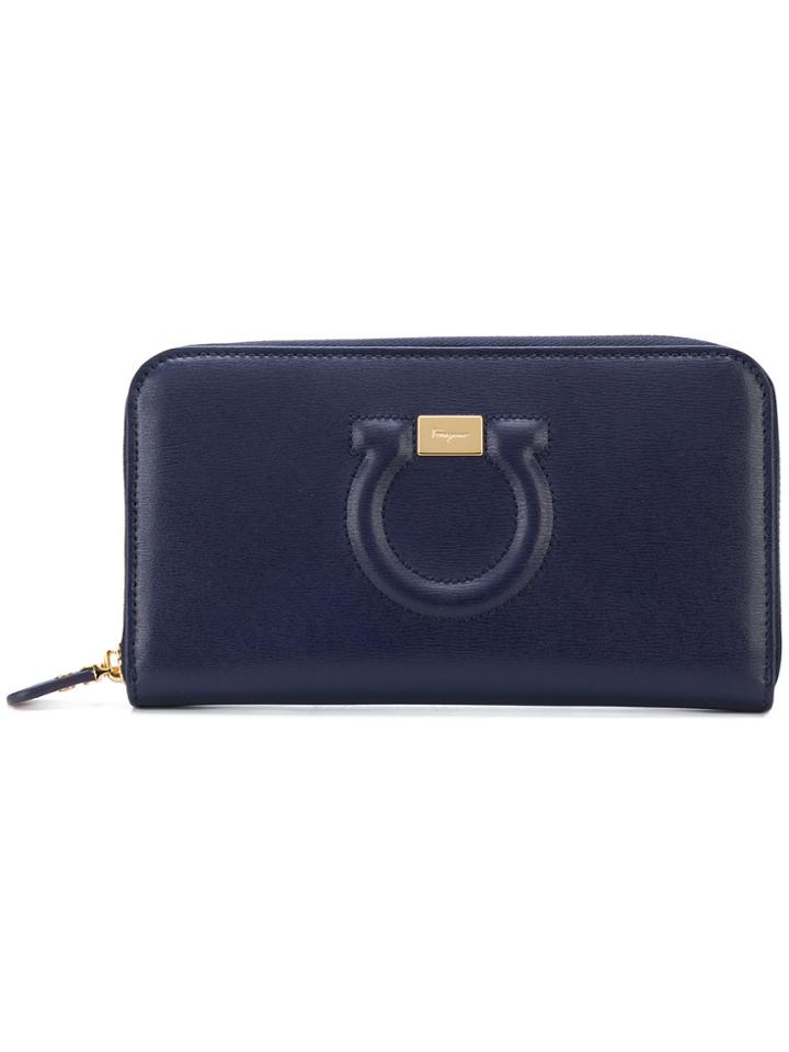 Salvatore Ferragamo Gianco Wallet - Blue