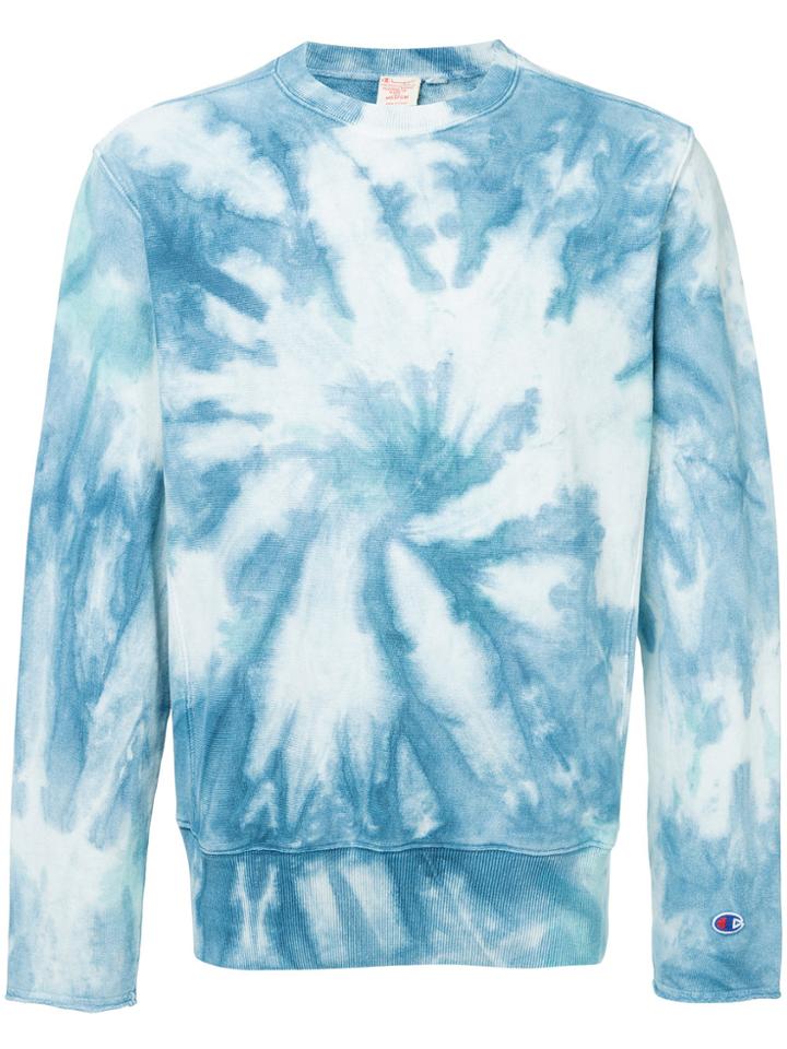 Champion Tie-dye Sweatshirt - Blue