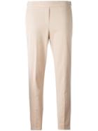 Fabiana Filippi Cropped Trousers, Women's, Size: 40, Nude/neutrals, Cotton/spandex/elastane