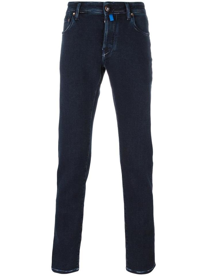 Jacob Cohen Classic Straight Jeans, Men's, Size: 32, Blue, Cotton/spandex/elastane