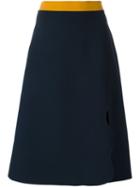 Roksanda 'poly' Skirt, Women's, Size: 12, Blue, Silk/polyamide/polyester/viscose