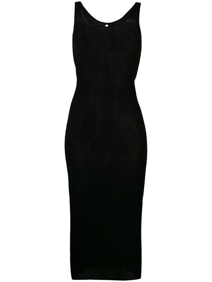 Humanoid Bodycon Midi Dress - Black