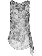 Tufi Duek Floral Print Silk Top - Unavailable