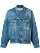 Off-white - Oversized Denim Jacket - Women - Cotton - L, Women's, Blue, Cotton