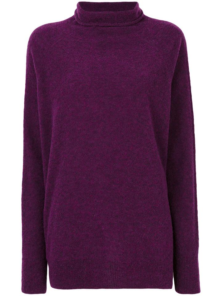 Christian Wijnants - Kim Jumper - Women - Polyamide/virgin Wool - M, Pink/purple, Polyamide/virgin Wool