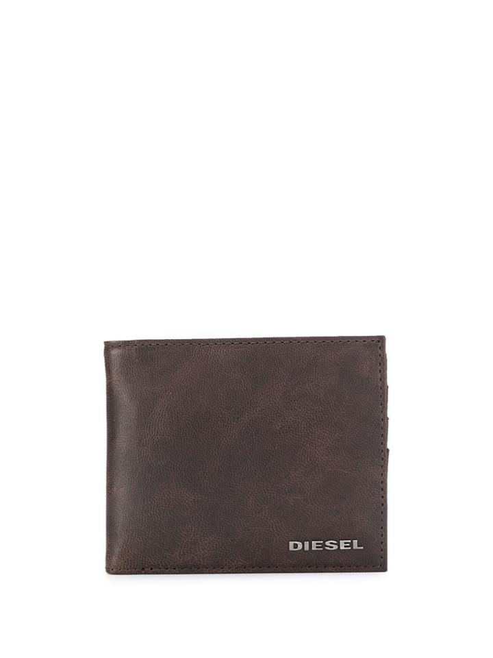Diesel Hiresh S Billfold Wallet - Brown