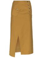 Rejina Pyo Cargo Midi Skirt - Brown