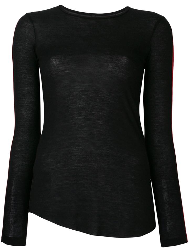 Pierantoniogaspari Stripe Detail Top - Black