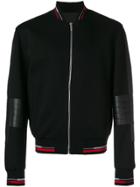 Versace Medusa Applique Bomber Jacket - Black