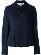 Comme Des Garçons Comme Des Garçons Buttoned Peplum Jacket