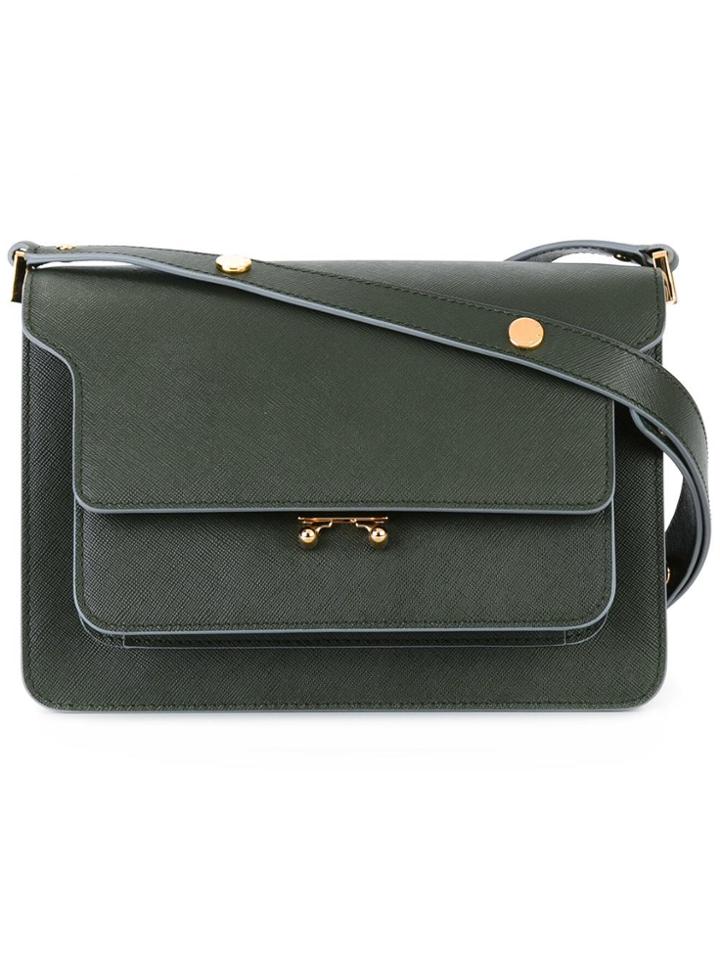 Marni Medium Trunk Shoulder Bag - Green