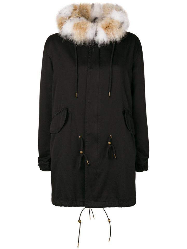Cara Mila Jenny Fox Parka - Black