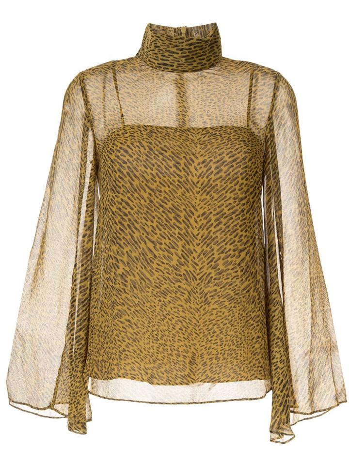 Camilla And Marc Salvador Print Blouse - Brown