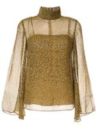 Camilla And Marc Salvador Print Blouse - Brown