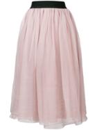 Luisa Cerano High-waist Midi Skirt - Pink