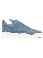 Filling Pieces Quilted Lace-up Sneakers - Blue