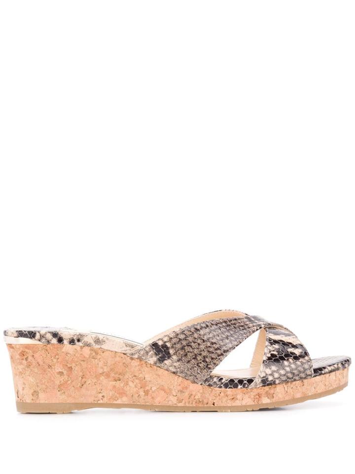 Jimmy Choo Almer 50 Mules - Green